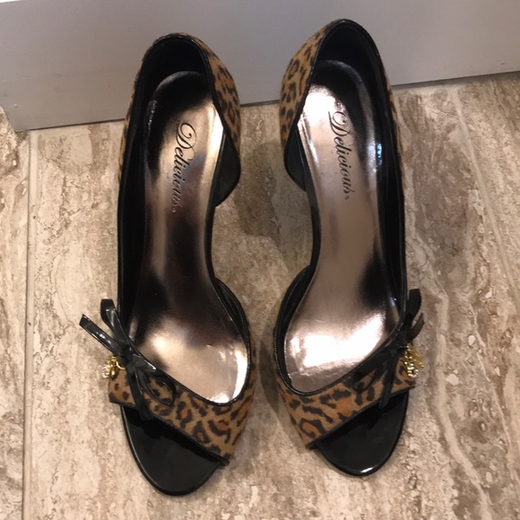 Shoes - Sexy size 7.5 leopard heels